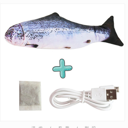 Cats USB Charger Interactive Toy Fish