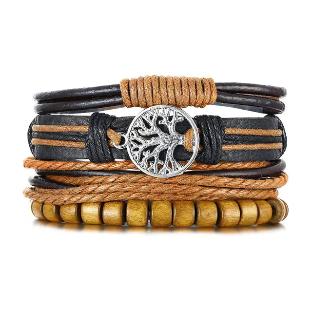 4Pcs/ Set Braided Bracelets