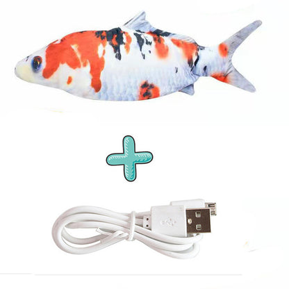 Cats USB Charger Interactive Toy Fish