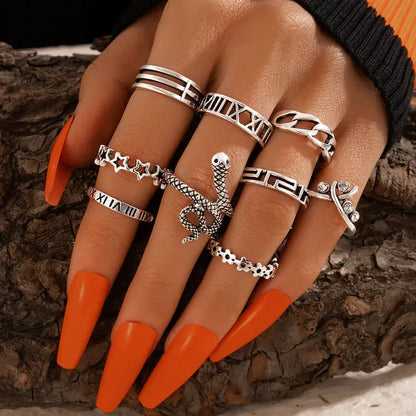 Goth Rings Set