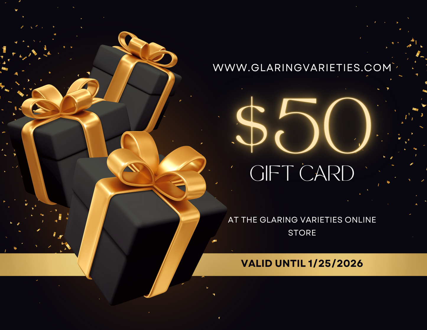 Glaring Varieties Gift Card