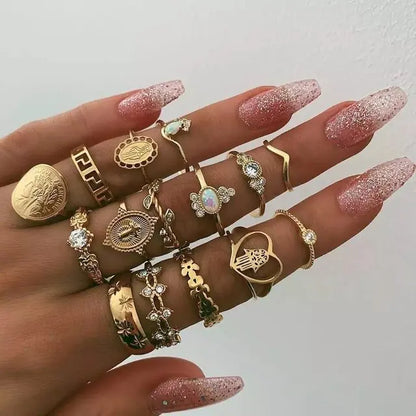 Goth Rings Set