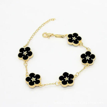 18k Gold Plating Flower Bracelets