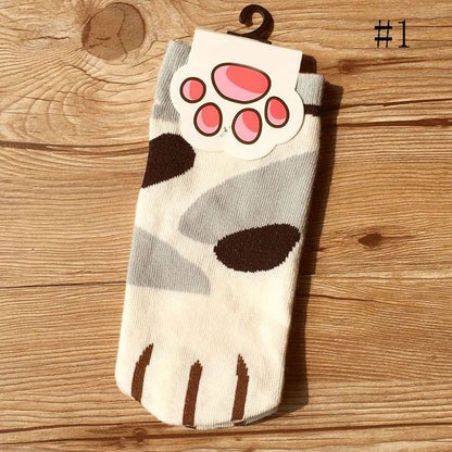 Cartoon Cute Cats Paw Socks