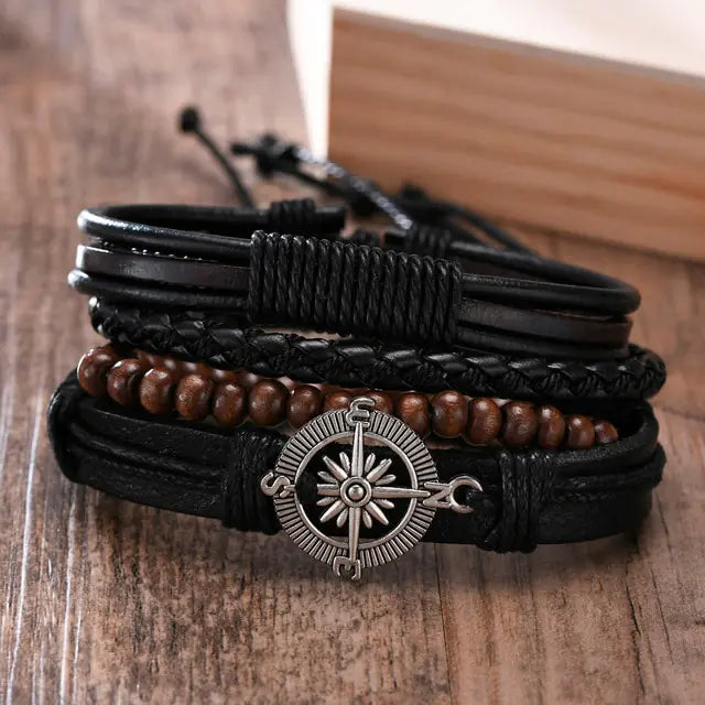 4Pcs/ Set Braided Bracelets