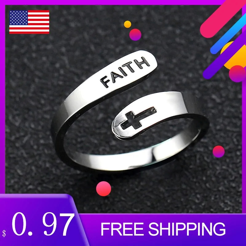 Adjustable Faith Rings