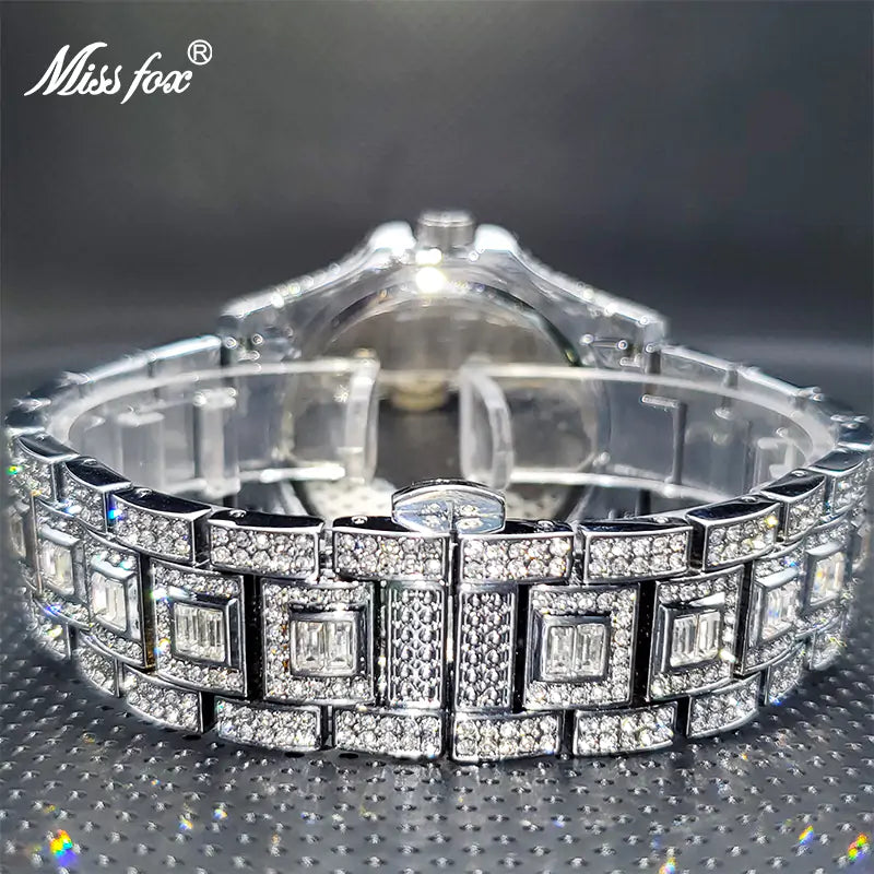 Masculino Diamond Quartz Watches