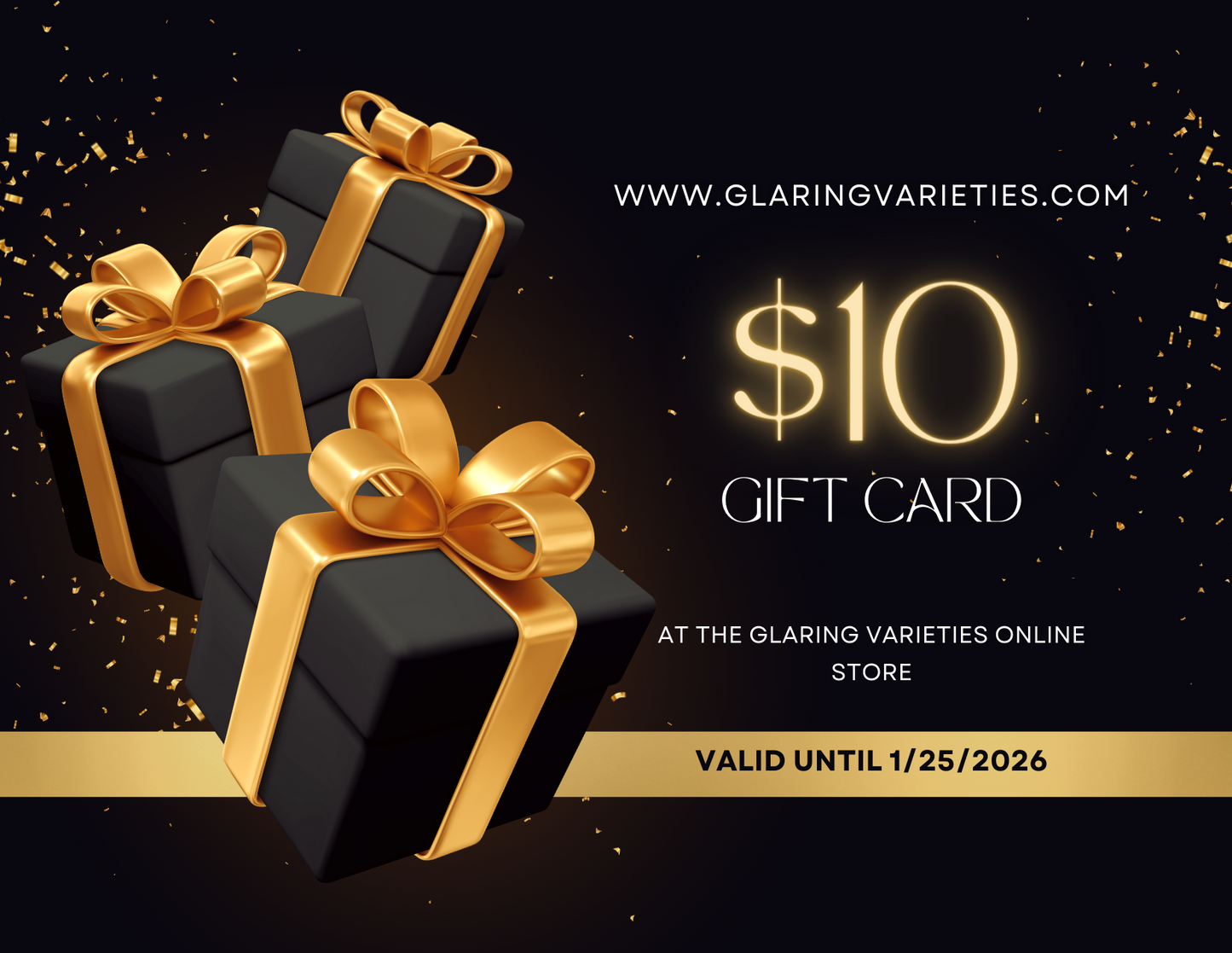 Glaring Varieties Gift Card