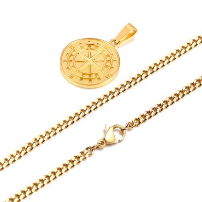 Men's Compass Necklaces