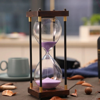 European Retro 15 Minutes Hourglass Sand Clock Home Supplie Timer Desktop Ornament Sandglass Luxury Living Room Decorations Gift