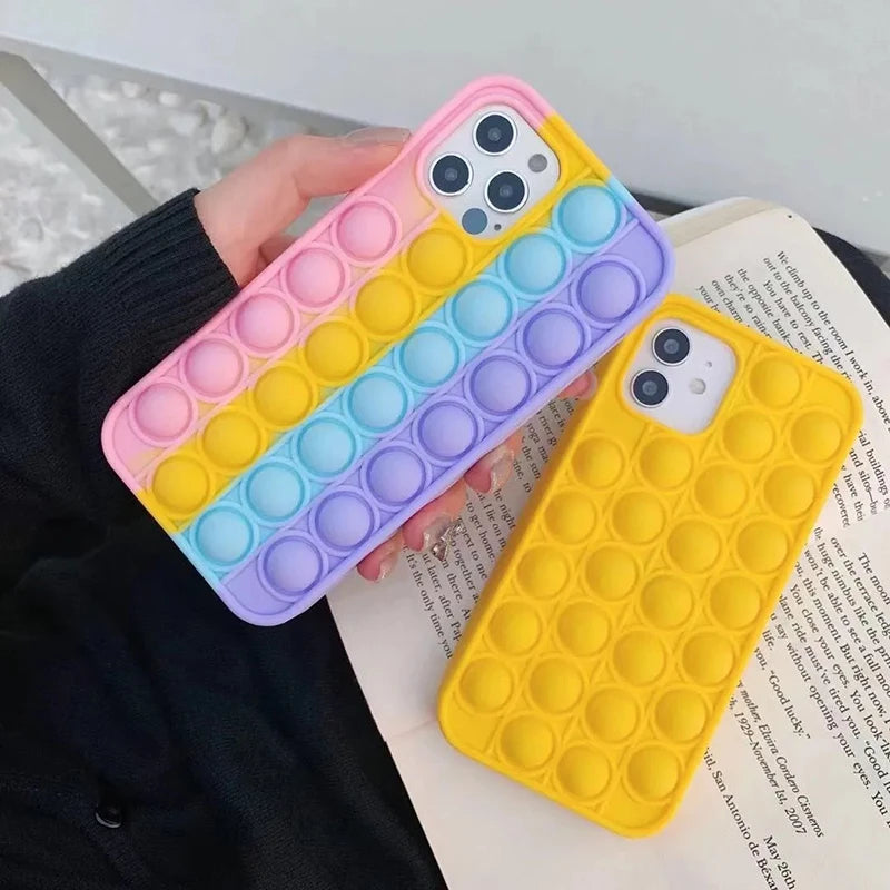 Game Release Pressure Push It Bubble Phone Case for  A54 A74 5G A15 A94 A52 A72 A31 A53 A5 A9 2020 Reno 4Z 5 6 7Lite 7Z 8Z