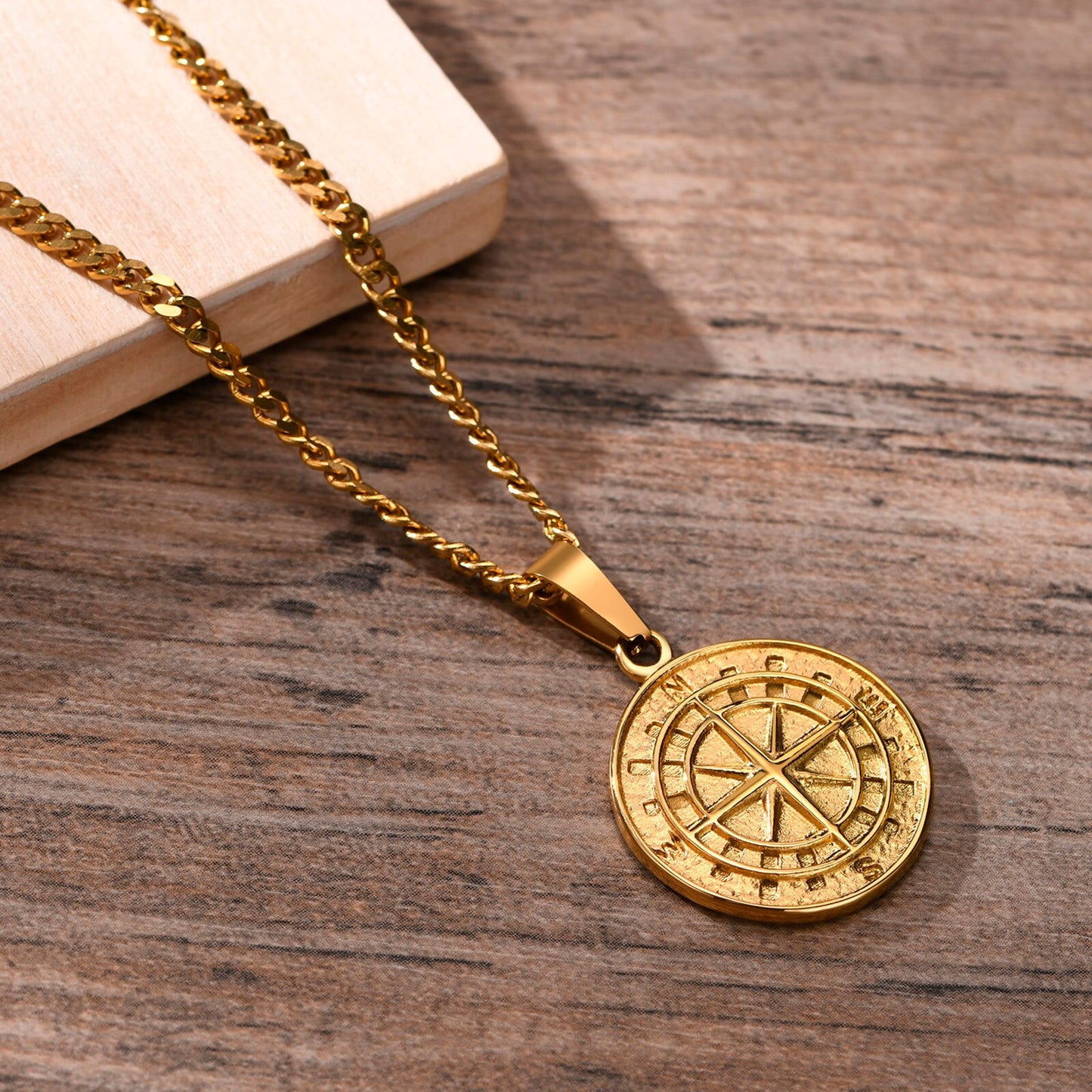 Men's Compass Necklaces