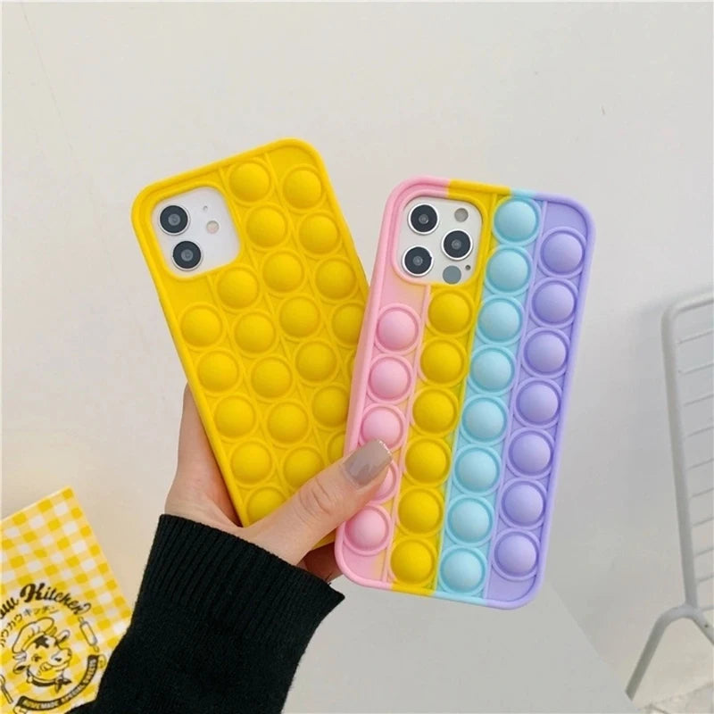 Game Release Pressure Push It Bubble Phone Case for  A54 A74 5G A15 A94 A52 A72 A31 A53 A5 A9 2020 Reno 4Z 5 6 7Lite 7Z 8Z