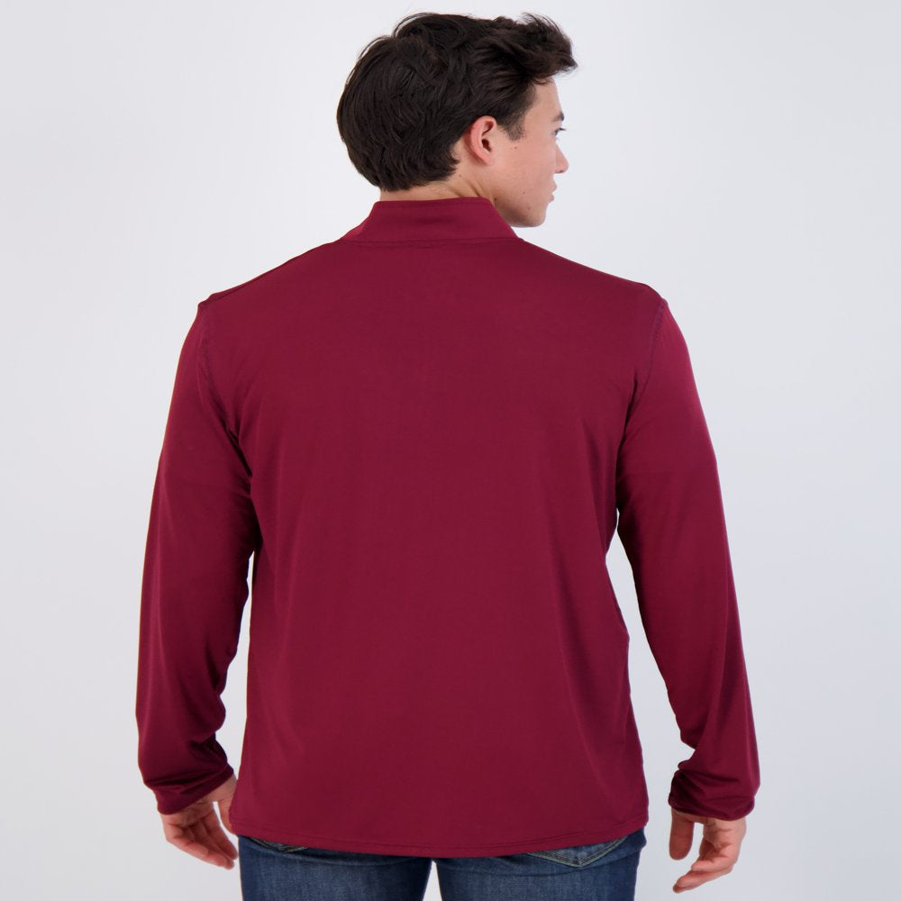 3 Pack: Men'S Dry-Fit Active Quarter Zip Long Sleeve Athletic Performance Pullover (Available in Big & Tall)