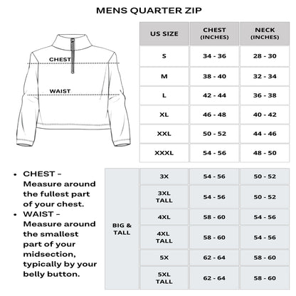 3 Pack: Men'S Dry-Fit Active Quarter Zip Long Sleeve Athletic Performance Pullover (Available in Big & Tall)