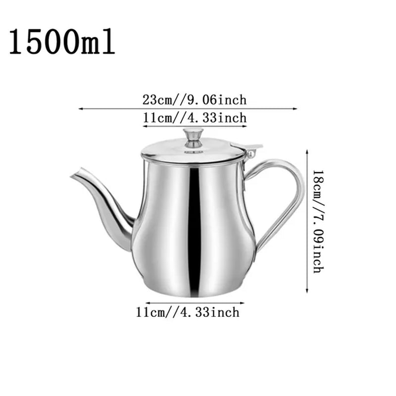 Filter Oil Pot Stainless Steel Household Leak-Proof Wine Pot Pouring Oil Bottle Seasoning Tank Kitchen Supplies Oz Pot Oil Tank